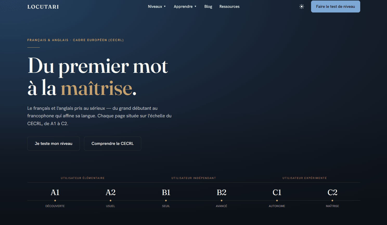 Locutari — plateforme d'apprentissage des langues